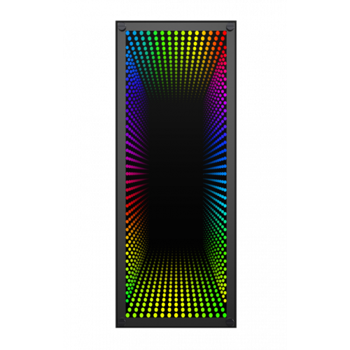 Фото Корпус GAMEMAX M908 Abyss-TR Rainbow LED Tempered Glass без БП Black