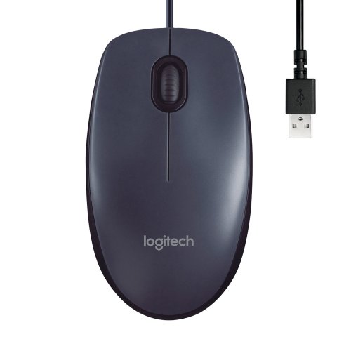 Photo Mouse Logitech B100 Optical USB (910-003357) Black