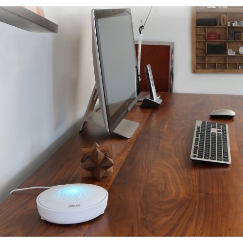 Купить Wi-Fi роутер Asus Lyra Ai Mesh Router (MAP-AC2200-2PK) White - цена в Харькове, Киеве, Днепре, Одессе
в интернет-магазине Telemart фото