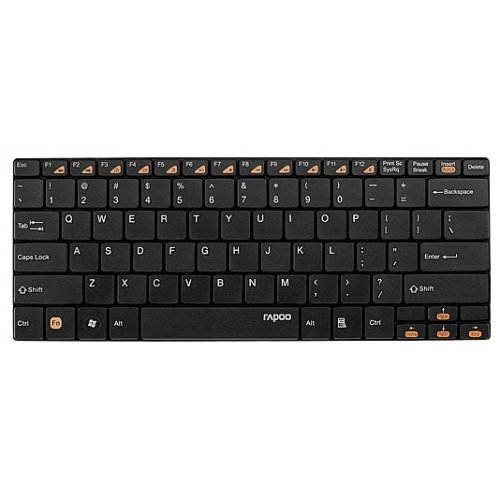 Клавиатура Rapoo E9050 wireless Ultra-Slim USB Black купить в Украине: Киев, Днепр, Харьков, Одесса  | Низкая цена, отзывы, характеристики от TELEMART фото
