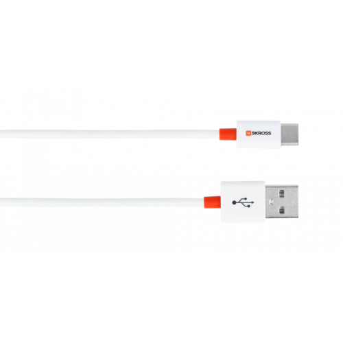 Купити USB Кабель SKROSS USB to USB Type-C Charge'n Sync 1m (2.700206-E) White - ціна в Києві, Львові, Вінниці, Хмельницькому, Франківську, Україні | інтернет-магазин TELEMART.UA фото