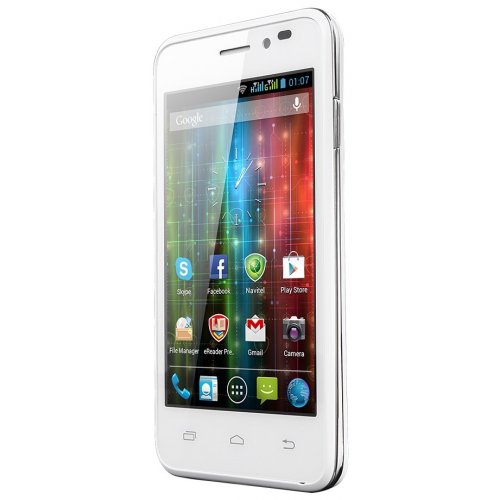 Мобільний телефон Prestigio MultiPhone 5400 Duo White купити в Україні: Київ, Львів, Хмельницький, Тернопіль, Івано-Франківськ | Низька ціна, відгуки, характеристики від TELEMART фото