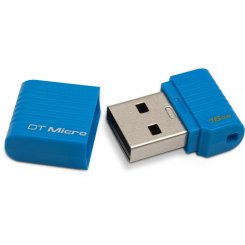 Накопитель Kingston Flash-Drive DT Micro 16GB Blue