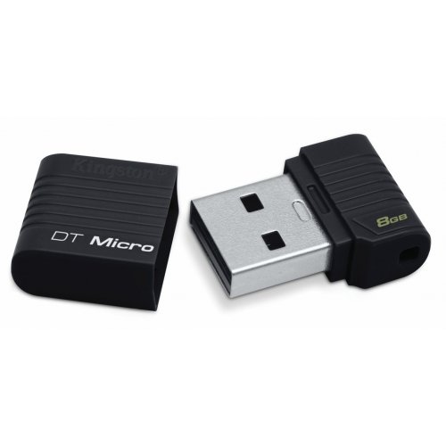 Купити Накопичувач Kingston Flash-Drive DT Micro 8GB - ціна в Києві, Львові, Вінниці, Хмельницькому, Франківську, Україні | інтернет-магазин TELEMART.UA фото