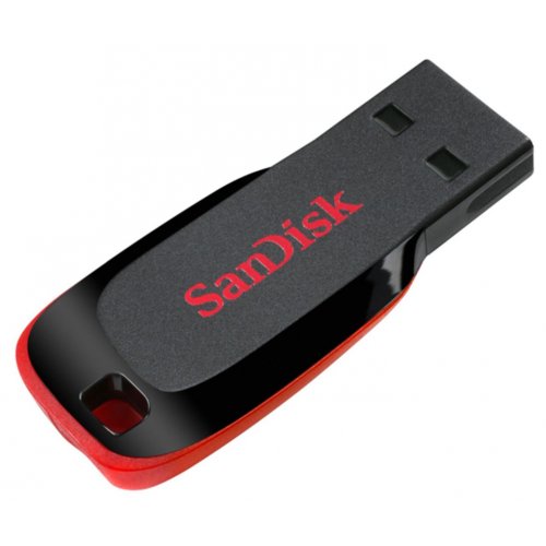 Купити Накопичувач SanDisk Cruzer Ultra Blade 32GB Black Red - ціна в Києві, Львові, Вінниці, Хмельницькому, Франківську, Україні | інтернет-магазин TELEMART.UA фото