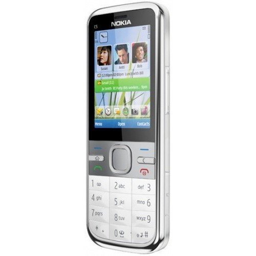 Купить Мобильный телефон Nokia C5-00 White - цена в Харькове, Киеве, Днепре, Одессе
в интернет-магазине Telemart фото