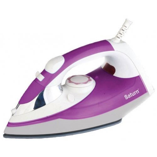 Купити Праска Saturn ST-CC0214 Brillant White/Lilac - ціна в Києві, Львові, Вінниці, Хмельницькому, Франківську, Україні | інтернет-магазин TELEMART.UA фото
