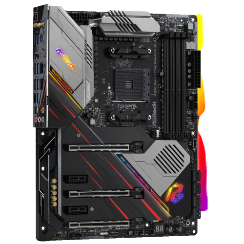 Photo Motherboard AsRock X570 Phantom Gaming X (sAM4, AMD X570)