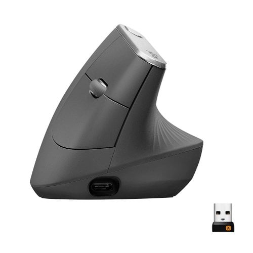 Купить Мышка Logitech MX Vertical (910-005448) Graphite - цена в Харькове, Киеве, Днепре, Одессе
в интернет-магазине Telemart фото