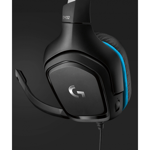 Photo Headset Logitech G432 Gaming (981-000770) Black
