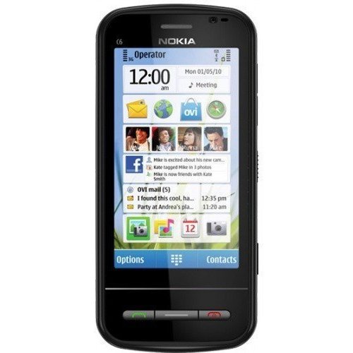 Купить Мобильный телефон Nokia C6-00 Black - цена в Харькове, Киеве, Днепре, Одессе
в интернет-магазине Telemart фото