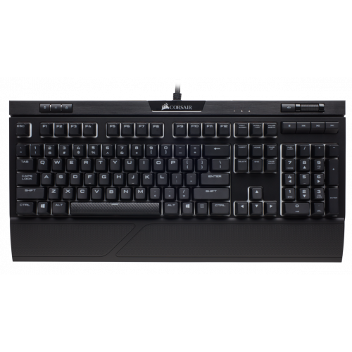 Photo Keyboard Corsair Strafe RGB MK.2 Mechanical Cherry MX Red (CH-9104110-RU) Black