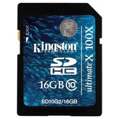 Карта пам'яті Kingston SDHC 16GB G2 Class 10