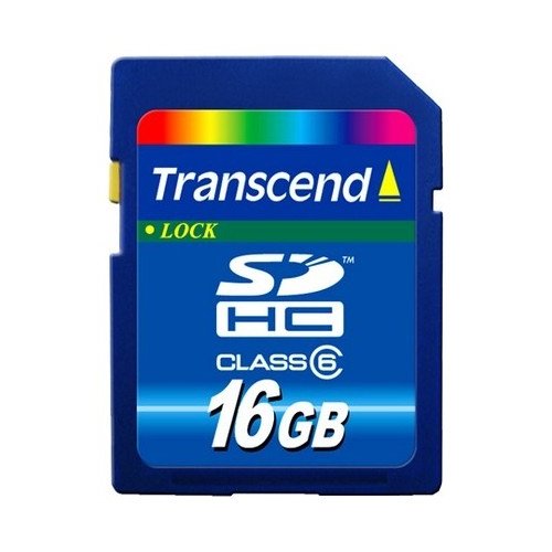 Карта памяти Transcend SDHC 16GB Class 6 (TS16GSDHC6) купить в Украине | Telemart фото