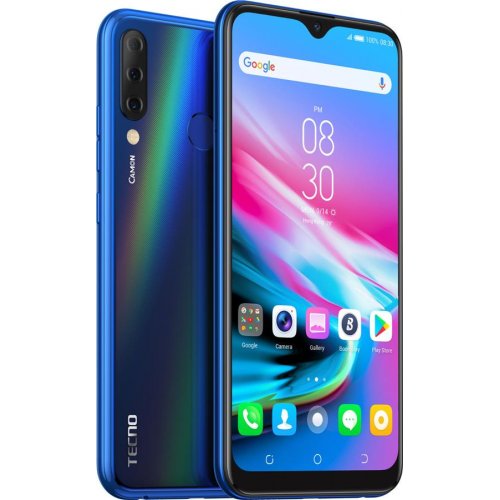 Купити Мобільний телефон TECNO Camon 11s CB7 DualSim 3/32GB (4895180743047) Aqua Blue - ціна в Києві, Львові, Вінниці, Хмельницькому, Франківську, Україні | інтернет-магазин TELEMART.UA фото