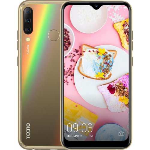 Купить Смартфон TECNO Camon 11s CB7 DualSim 3/32GB (4895180743061) Champagne Gold - цена в Харькове, Киеве, Днепре, Одессе
в интернет-магазине Telemart фото