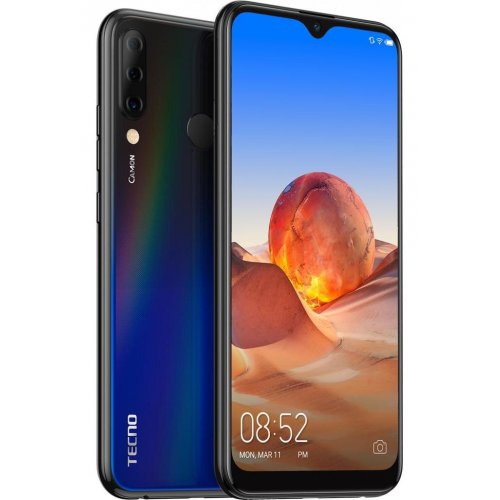 Купити Мобільний телефон TECNO Camon 11s CB7 DualSim 3/32GB (4895180744488) Nebula Black - ціна в Києві, Львові, Вінниці, Хмельницькому, Франківську, Україні | інтернет-магазин TELEMART.UA фото