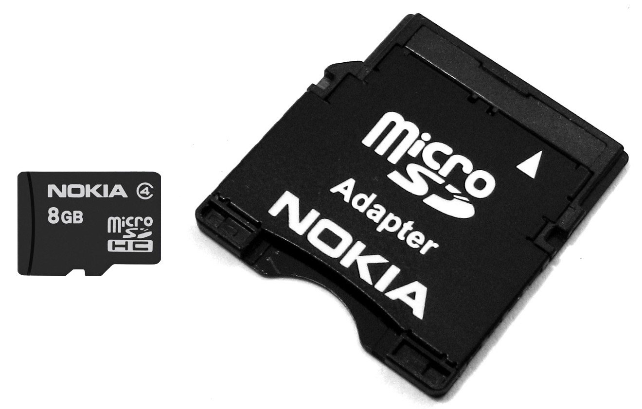 Карта памяти Nokia MU-43 microSDHC 8GB Class 4 (с адаптером) купить в ...