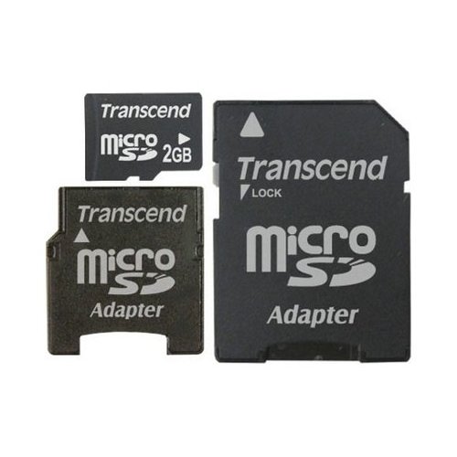 Карта памяти Transcend microSD 2GB (с 2-мя адаптерами) (TS2GUSD-2) купить в Украине | Telemart фото