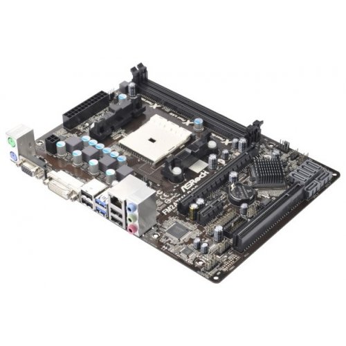 Продати Материнська плата AsRock FM2A75M-DGS R2.0 (sFM2, AMD A75) за Trade-In у інтернет-магазині Телемарт - Київ, Дніпро, Україна фото