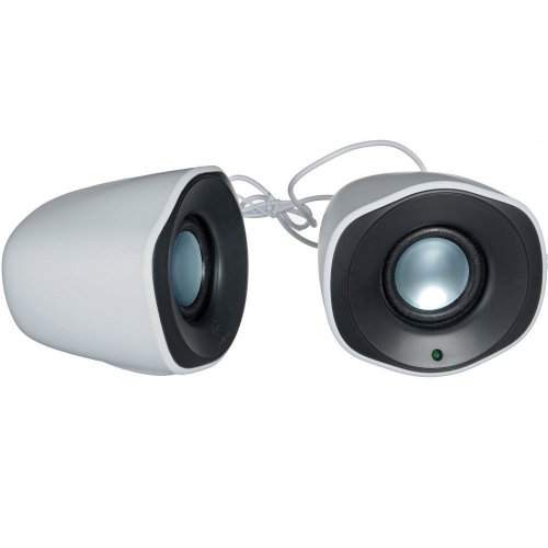 Купити Акустична система Logitech Z110 White/Black - ціна в Києві, Львові, Вінниці, Хмельницькому, Франківську, Україні | інтернет-магазин TELEMART.UA фото