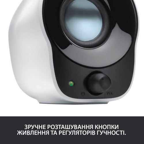 Купить Акустическая система Logitech Z120 White/Black - цена в Харькове, Киеве, Днепре, Одессе
в интернет-магазине Telemart фото