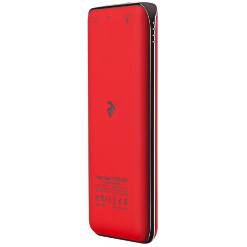 Купити Powerbank 2E Power Bank PB1036A QC3.0 10000mAh (2E-PB1036AQC-RED) Red - ціна в Києві, Львові, Вінниці, Хмельницькому, Франківську, Україні | інтернет-магазин TELEMART.UA фото