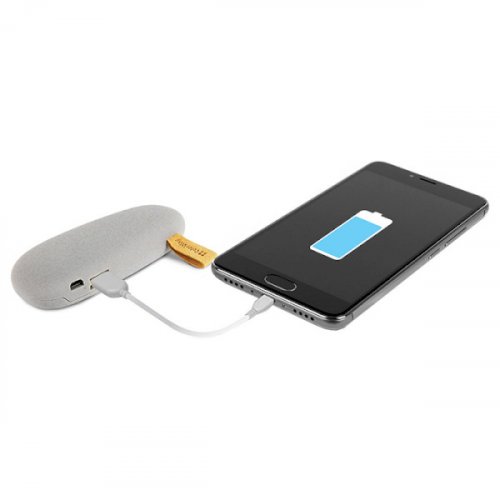 Powerbank ColorWay Arrival 2200mAh (CW-PB022LIS1GY) Grey купити в Україні: Київ, Львів, Хмельницький, Тернопіль, Івано-Франківськ | Низька ціна, відгуки, характеристики від TELEMART фото