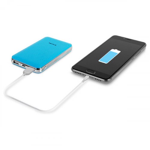 Купить Powerbank ColorWay 8000mAh (CW-PB080LPA2BL) Blue - цена в Харькове, Киеве, Днепре, Одессе
в интернет-магазине Telemart фото