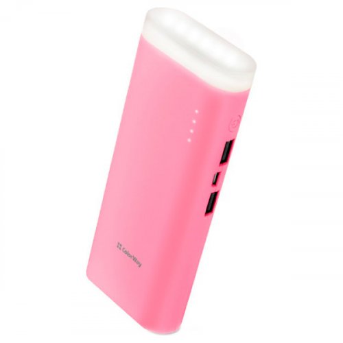 

ColorWay Flashlight 11000mAh (CW-PB110LIB2PK-F) Pink