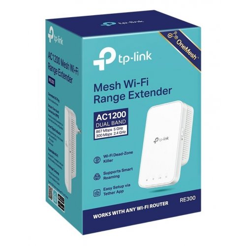 Ретранслятор TP-LINK RE300 купить в Украине: Киев, Днепр, Харьков, Одесса  | Низкая цена, отзывы, характеристики от TELEMART фото