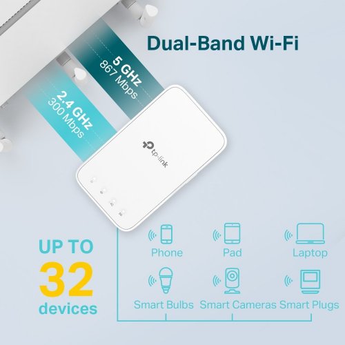 Ретранслятор TP-LINK RE300 купить в Украине: Киев, Днепр, Харьков, Одесса  | Низкая цена, отзывы, характеристики от TELEMART фото