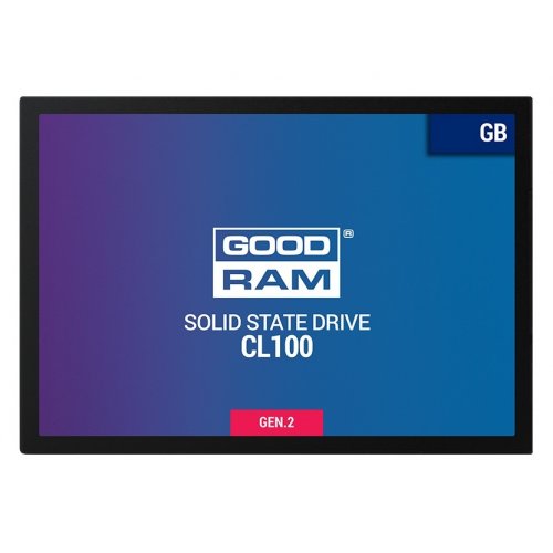 Photo SSD Drive GoodRAM CL100 Gen.2 3D NAND TLC 480GB 2.5