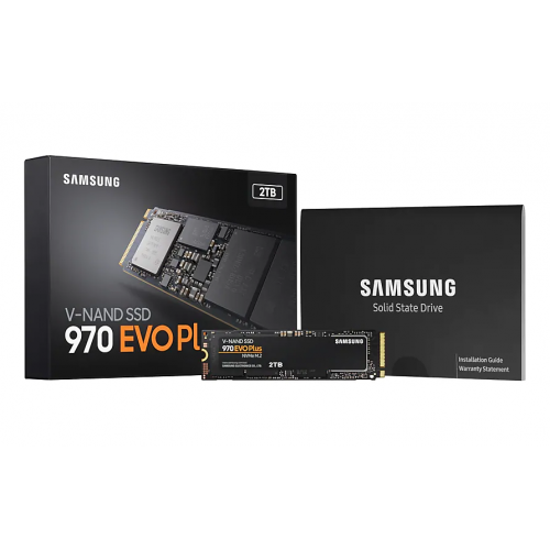 Фото SSD-диск Samsung 970 EVO Plus V-NAND MLC 2TB M.2 (2280 PCI-E) NVMe 1.3 (MZ-V7S2T0BW)