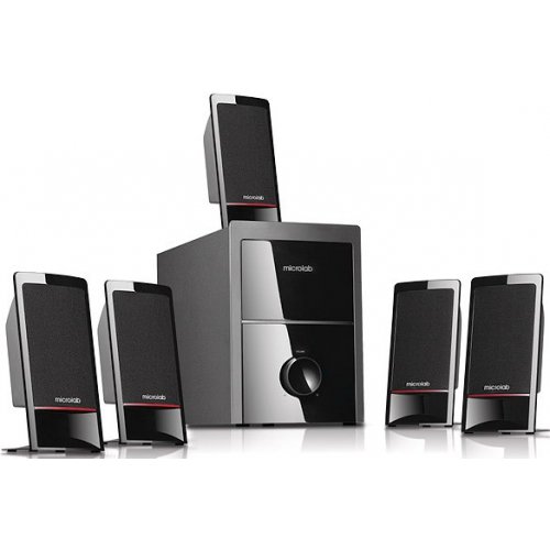 Купить Акустическая система Microlab M-700 5.1 Black - цена в Харькове, Киеве, Днепре, Одессе
в интернет-магазине Telemart фото