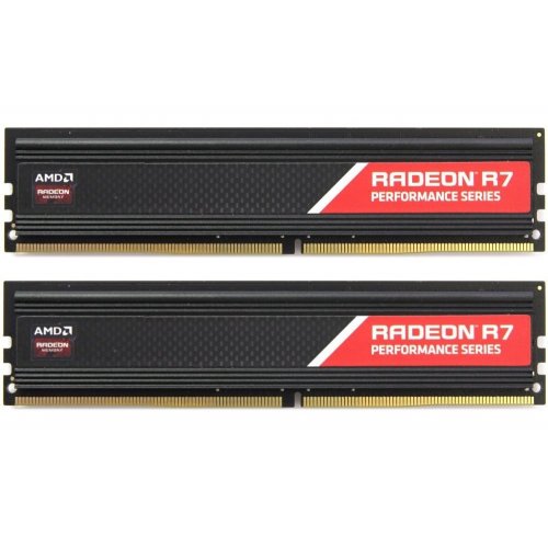 Фото ОЗУ AMD DDR4 16GB (2x8GB) 2666Mhz Radeon R7 Performance (R7S416G2606U2K)