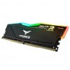 Photo RAM Team DDR4 8GB 2666Mhz Delta Black RGB (TF3D48G2666HC15B01)