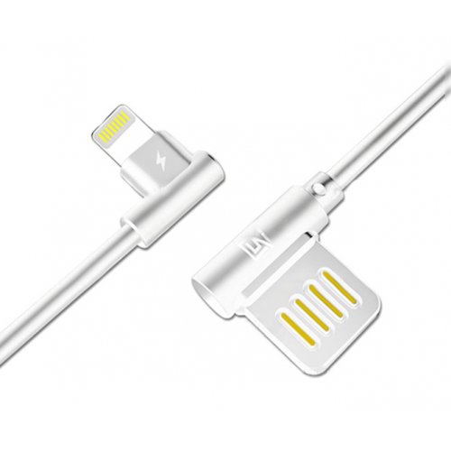 

Remax Axe USB to Lightning 1.8m 2.1A Data/Charge (RC-083I1.8m-White) White