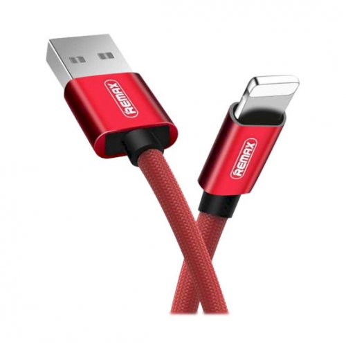Купить USB Кабель Remax Fabric USB to Lightning 1m 2.1A Data/Charge (RC-091I-Red) Red - цена в Харькове, Киеве, Днепре, Одессе
в интернет-магазине Telemart фото