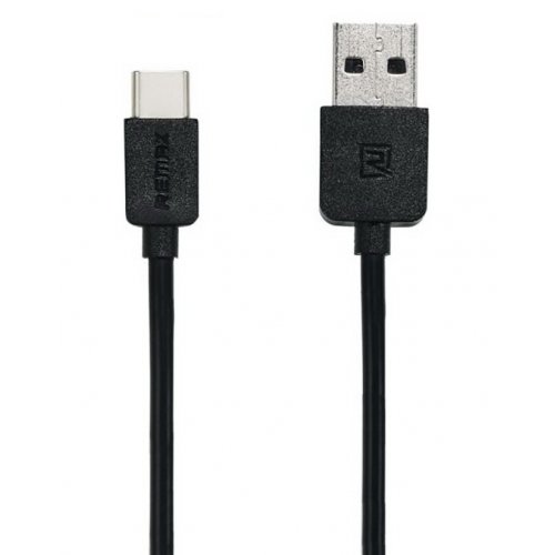 

Remax Light USB to USB Type-C 1m 2.1A Data/Charge (RC-006a-Black) Black