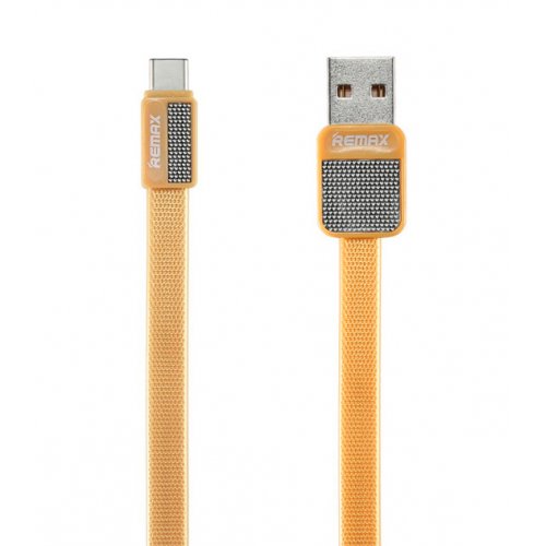 

Remax Platinum USB to USB Type-C 1m 2.1A Data/Charge (RC-044a-Gold) Gold