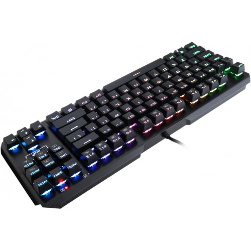 Photo Keyboard Redragon Usas RGB Outemu Mechanical Switches Blue (74674) Black