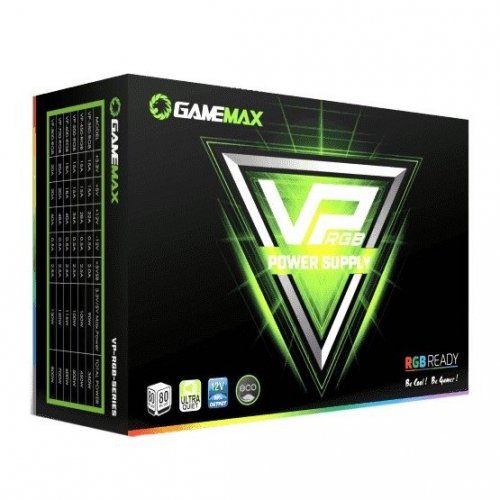 Фото Блок живлення GAMEMAX VP-800-RGB 800W (VP-800-RGB)