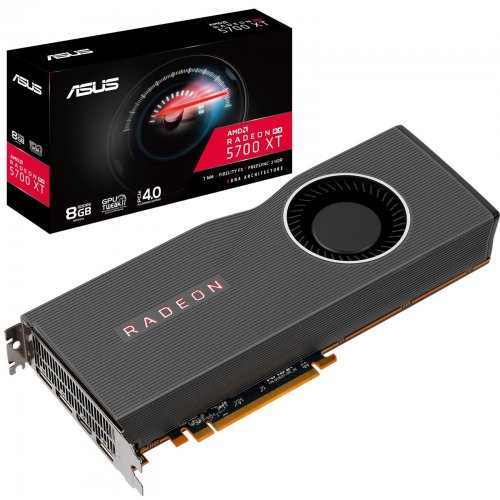 Продать Видеокарта Asus Radeon RX 5700 XT 8192MB (RX5700XT-8G) по Trade-In интернет-магазине Телемарт - Киев, Днепр, Украина фото