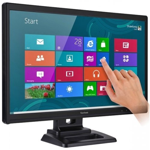 Продать Монитор ViewSonic 23.6" TD2420 Black по Trade-In интернет-магазине Телемарт - Киев, Днепр, Украина фото
