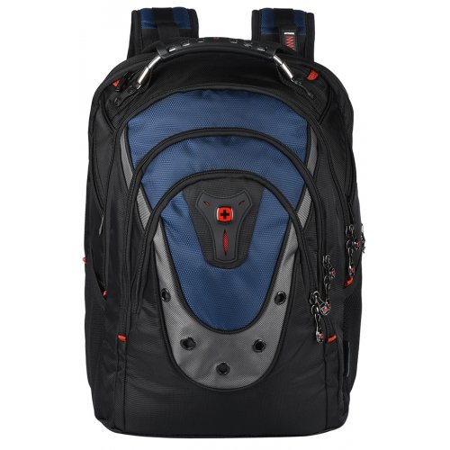 Купить Рюкзак Wenger 17" Ibex (600638) Black/Blue - цена в Харькове, Киеве, Днепре, Одессе
в интернет-магазине Telemart фото