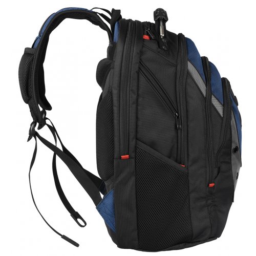 Купить Рюкзак Wenger 17" Ibex (600638) Black/Blue - цена в Харькове, Киеве, Днепре, Одессе
в интернет-магазине Telemart фото