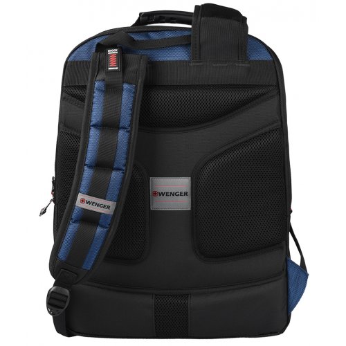 Купить Рюкзак Wenger 17" Ibex (600638) Black/Blue - цена в Харькове, Киеве, Днепре, Одессе
в интернет-магазине Telemart фото