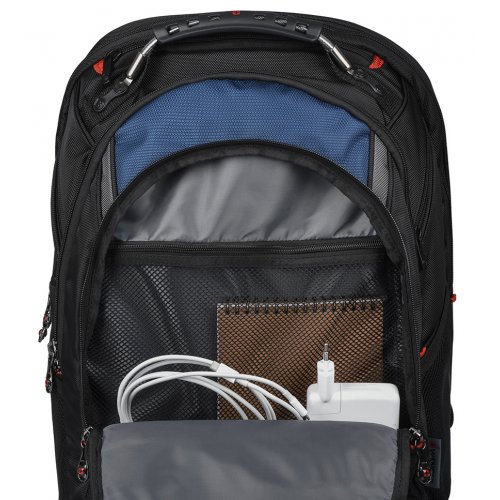 Купить Рюкзак Wenger 17" Ibex (600638) Black/Blue - цена в Харькове, Киеве, Днепре, Одессе
в интернет-магазине Telemart фото
