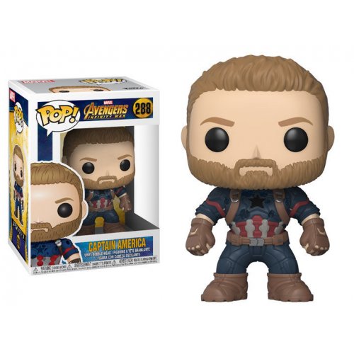 Funko Pop! Марвел: Мстители: Война Бесконечности: Капитан Америка (26466) купити в Україні | Telemart фото